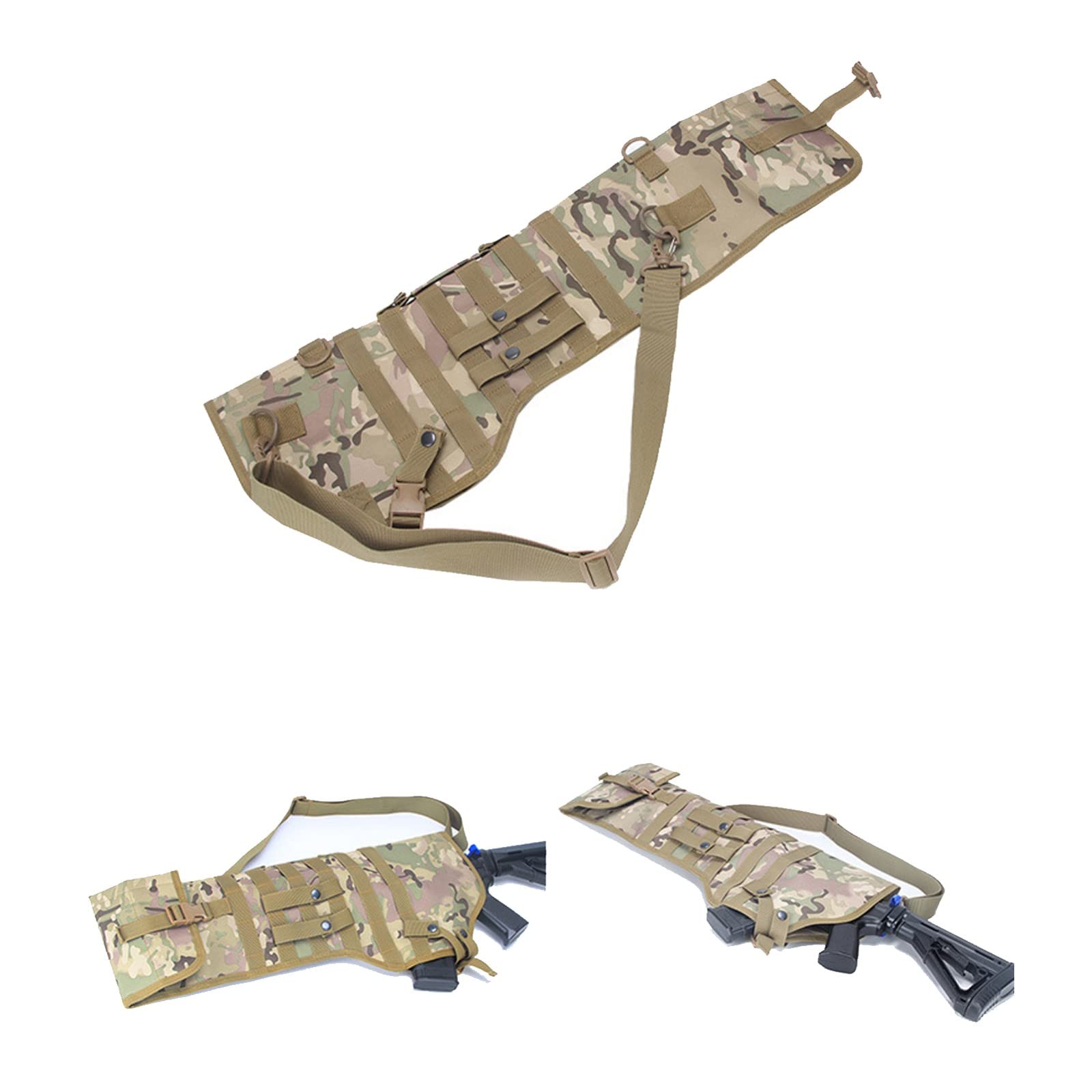 Funda para Fusil,Bolsa para Rifle Escopeta Airsoft, Caza Rifle Táctico Scabbard Militar Ripstop Impermeable Duradero Bolsa para Rifle con Correa de Hombro