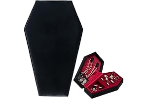Gothic-Themed Coffin Ring Box: An Enigmatic Keeper of Timeless Treasures