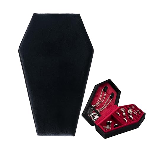 Velvet Coffin Travel Jewelry Case