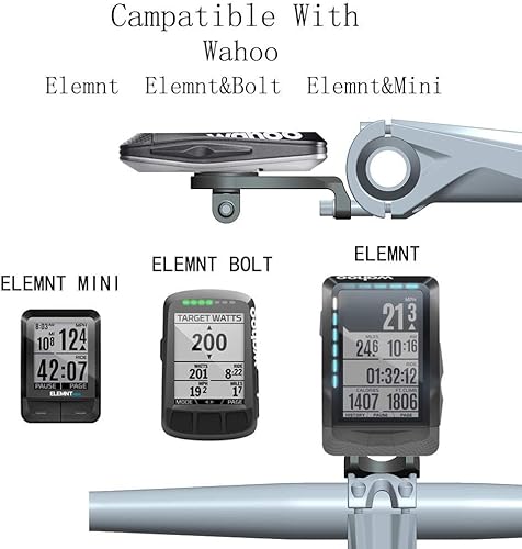 Miniatura 6 de Out Combo Combo Extended Mount para Wahoo Elemnt Bolt y Mini, adaptador de luz de bicicleta
