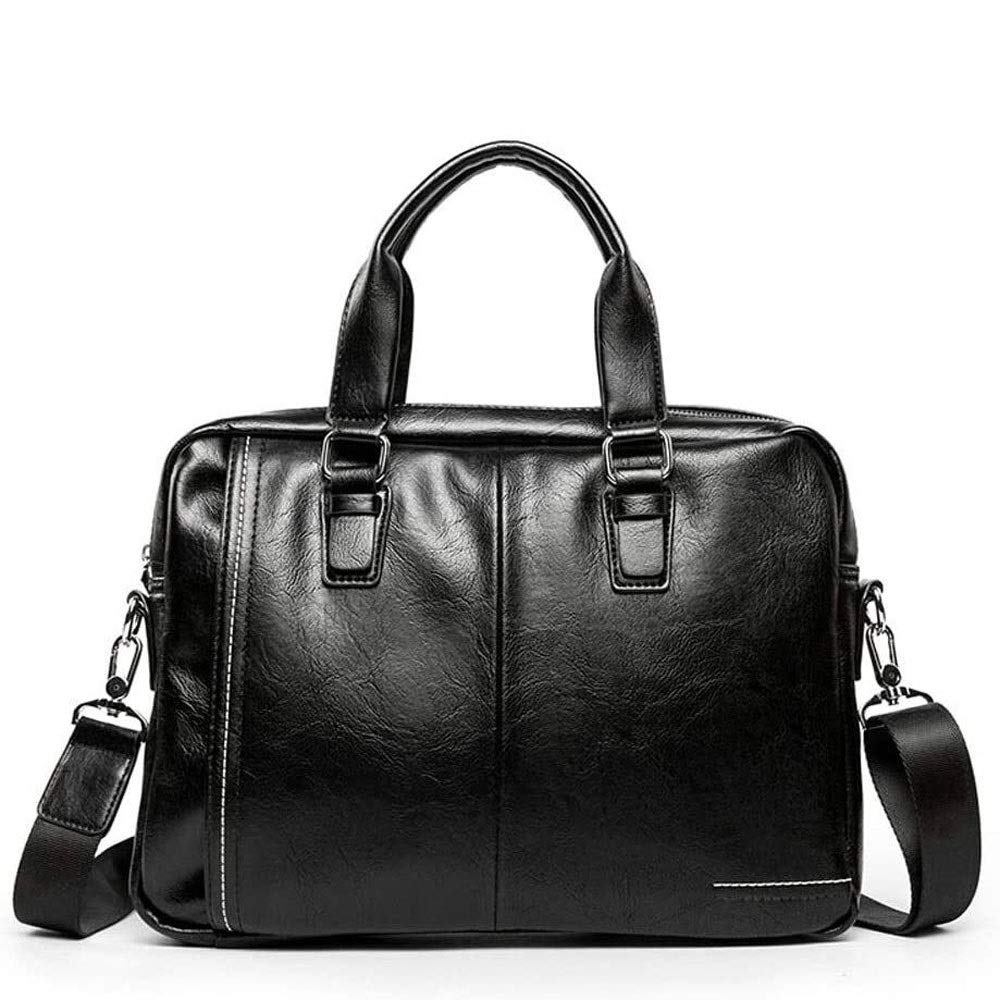 Briefcases For Men Trend New Business File Bag, Handbag Cross-section, Casual Briefcase, Men's And Women's Shoulder Bag, Business Youth Diagonal Package Perfect for Wedding, Party, Prom-image-17