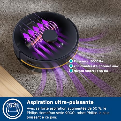 Aspiradora robot PHILIPS XU2000/15 - Potencia 6000 Pa - Navegaci?n l?ser