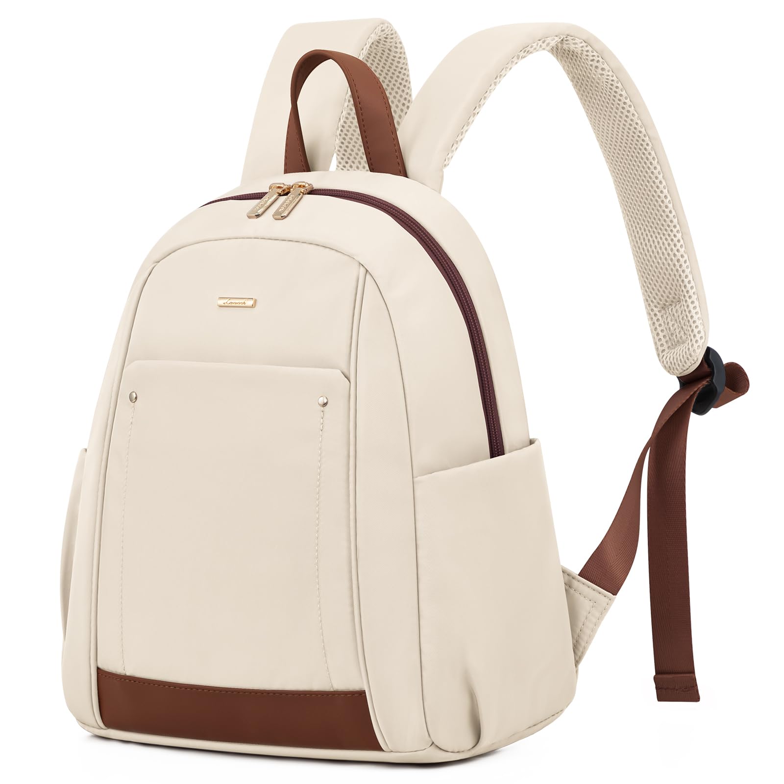 LOVEVOOKMini Backpack for Women,Fashion Small Backpack for Travel,Lightweight Daypack for Work,Daily,Party(White)