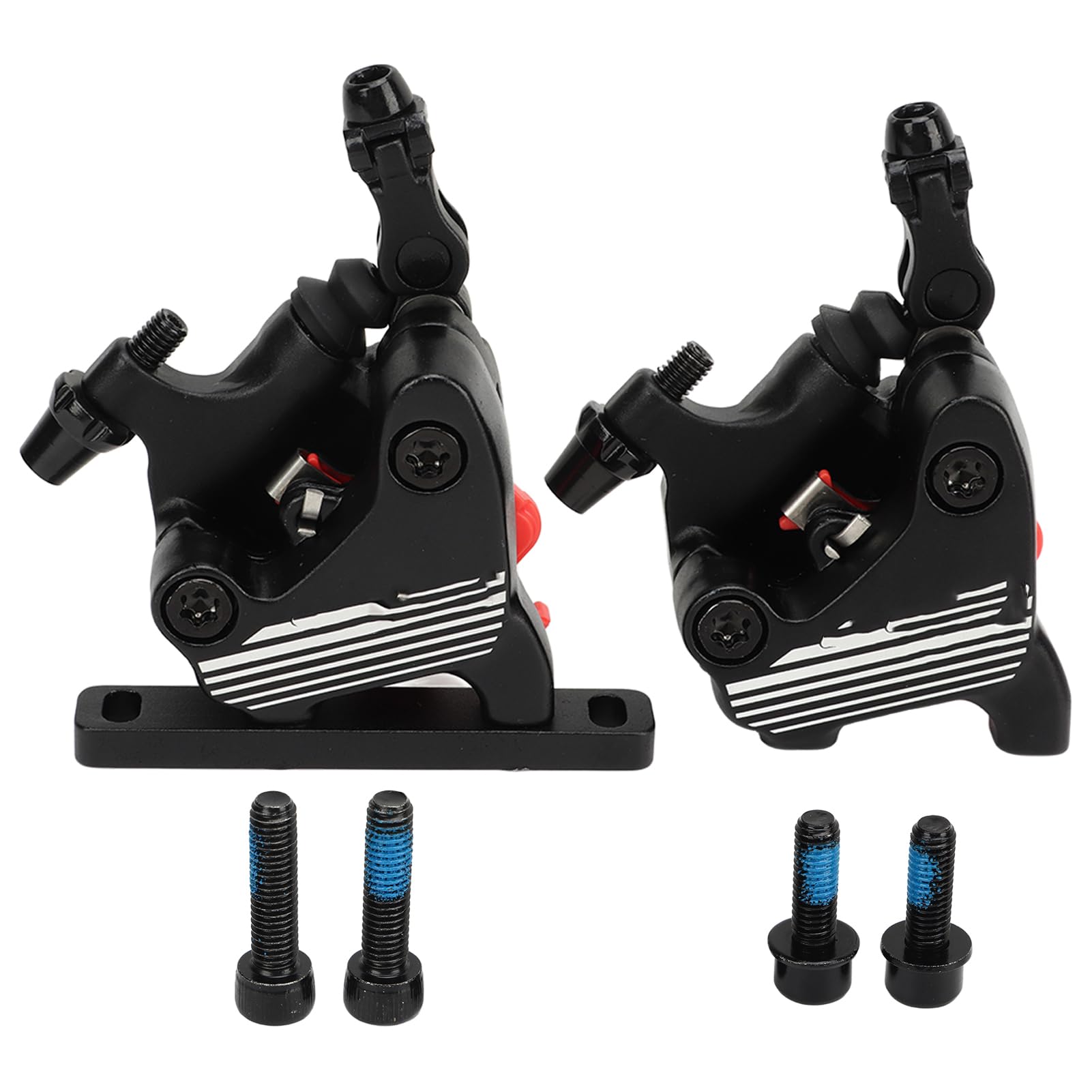 Gavigain Hydraulic Disc Brake System, 140mm Disc Brakes, Corrosions Resistant Aluminum Alloy, Precise Stopping Power, Front and Rear Brake Calipers for Mountain and Road s