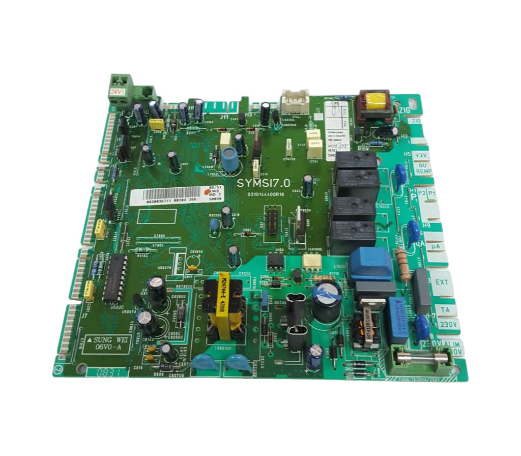 Placa Electrónica Original para Caldera 0310144400R18 V1 - Modelo de 4 Relés - Compatible con Diferentes Modelos - Pieza de Repuesto Reacondicionada - Garantía por 1 Año