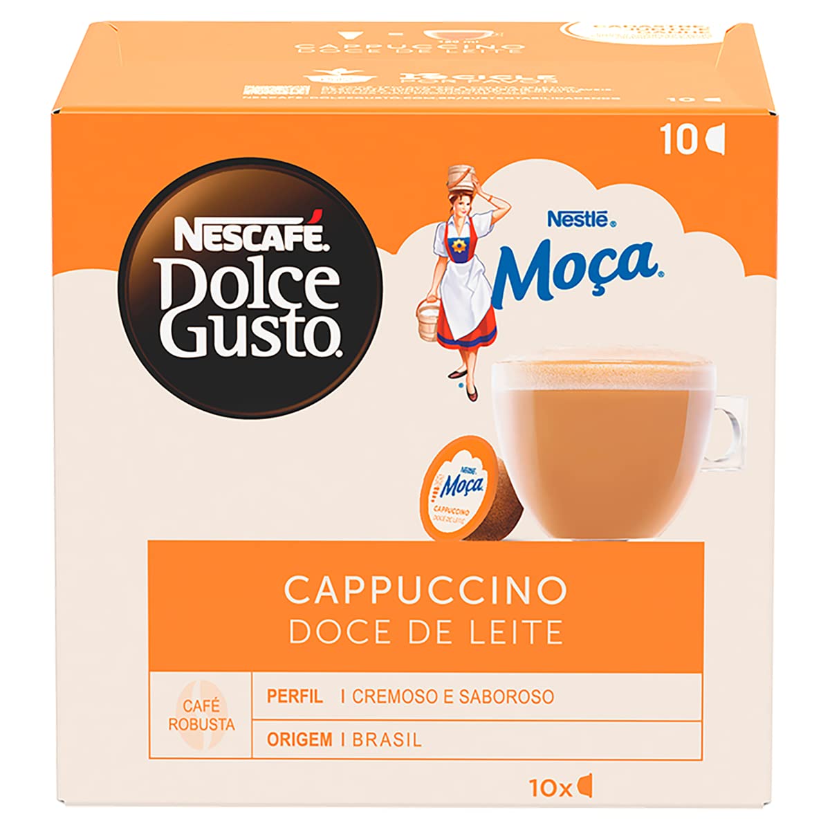 NDG CAPPUCCINO Ddl 10Caps,170g : Amazon.com.br: Alimentos e Bebidas