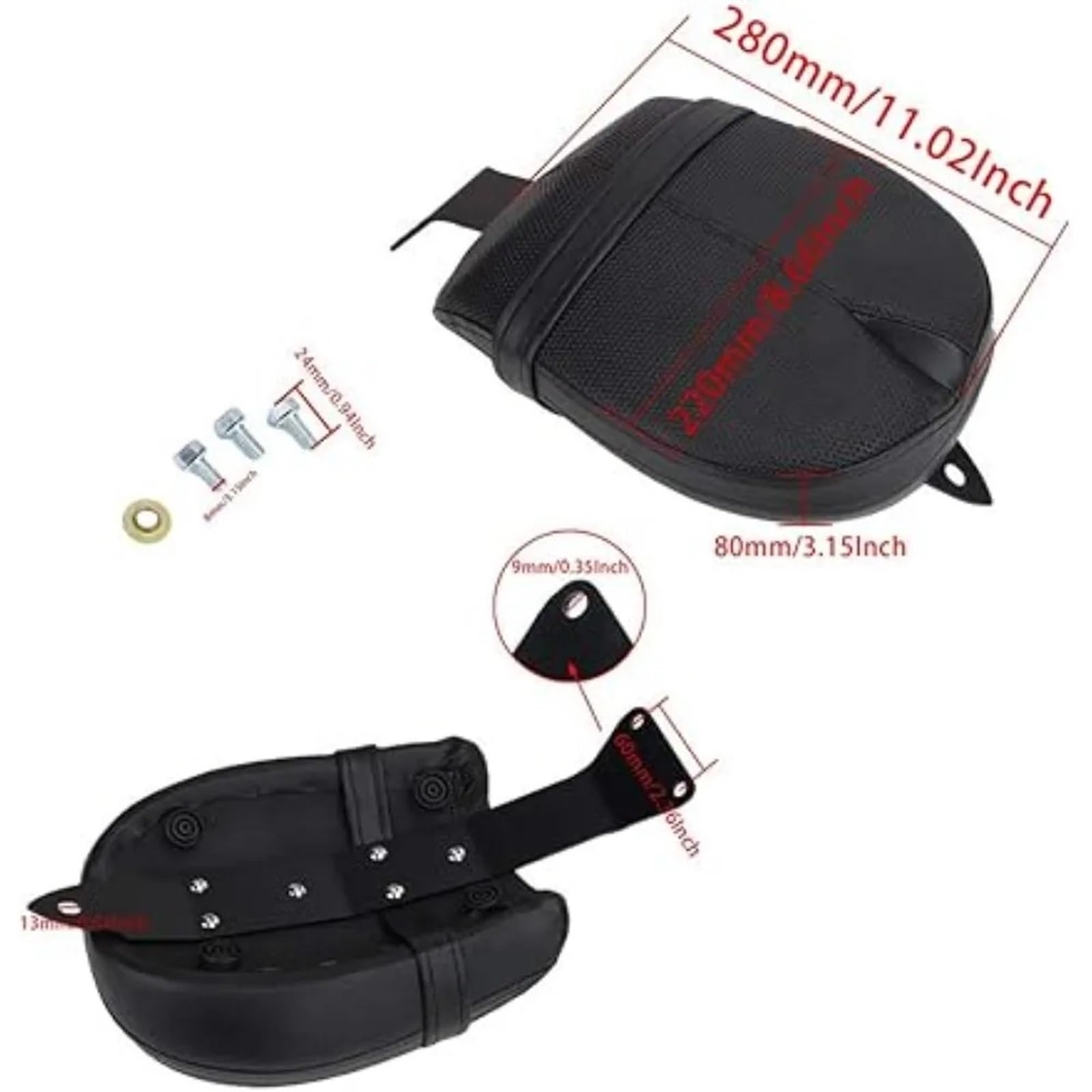 Tylne oparcie pasażera w motocyklu Sissy Bar Pad Chopper Pillion, do siedzenia, poduszka Victory Octane 2017 akcesoria pokrowiec na poduszkę tylnego siedzenia motocykla
