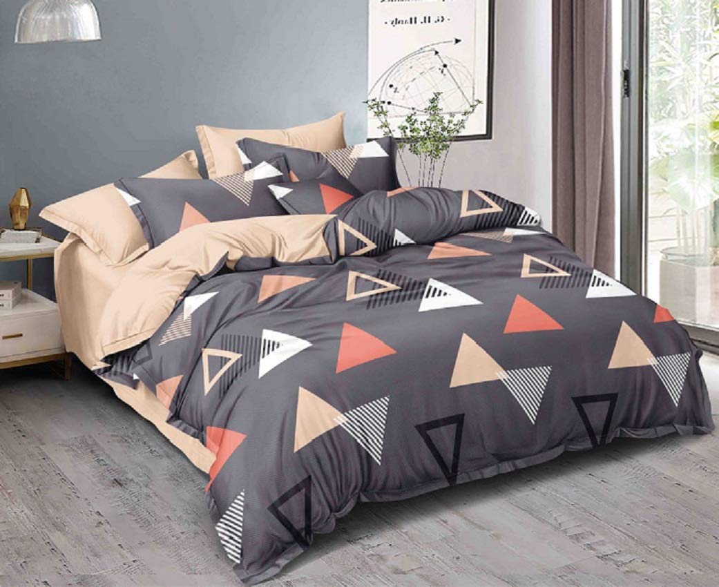 Glace Cotton Fitted Bedsheets - Multicolor Set -22