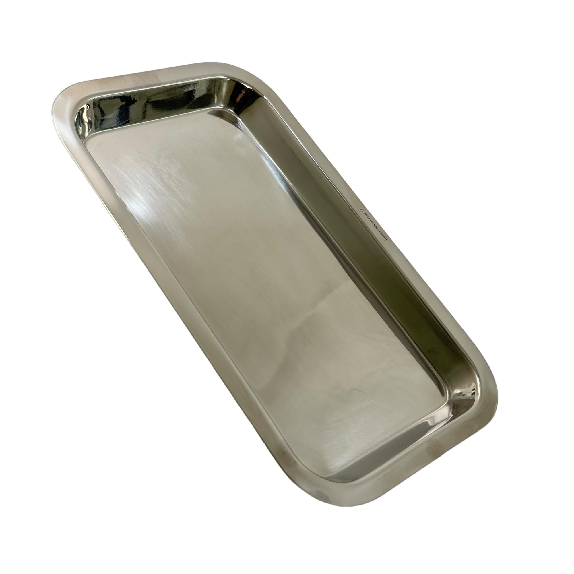 1 Piece - Dental Instruments Organization Tray for Dental Picks, Scalers, Examination Mirror, and More - German Stainless Steel