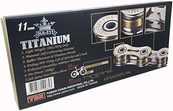 Amazon.co.jp: YBN SLA 211-Ti チタン11スピードバイクチェーン シマノ