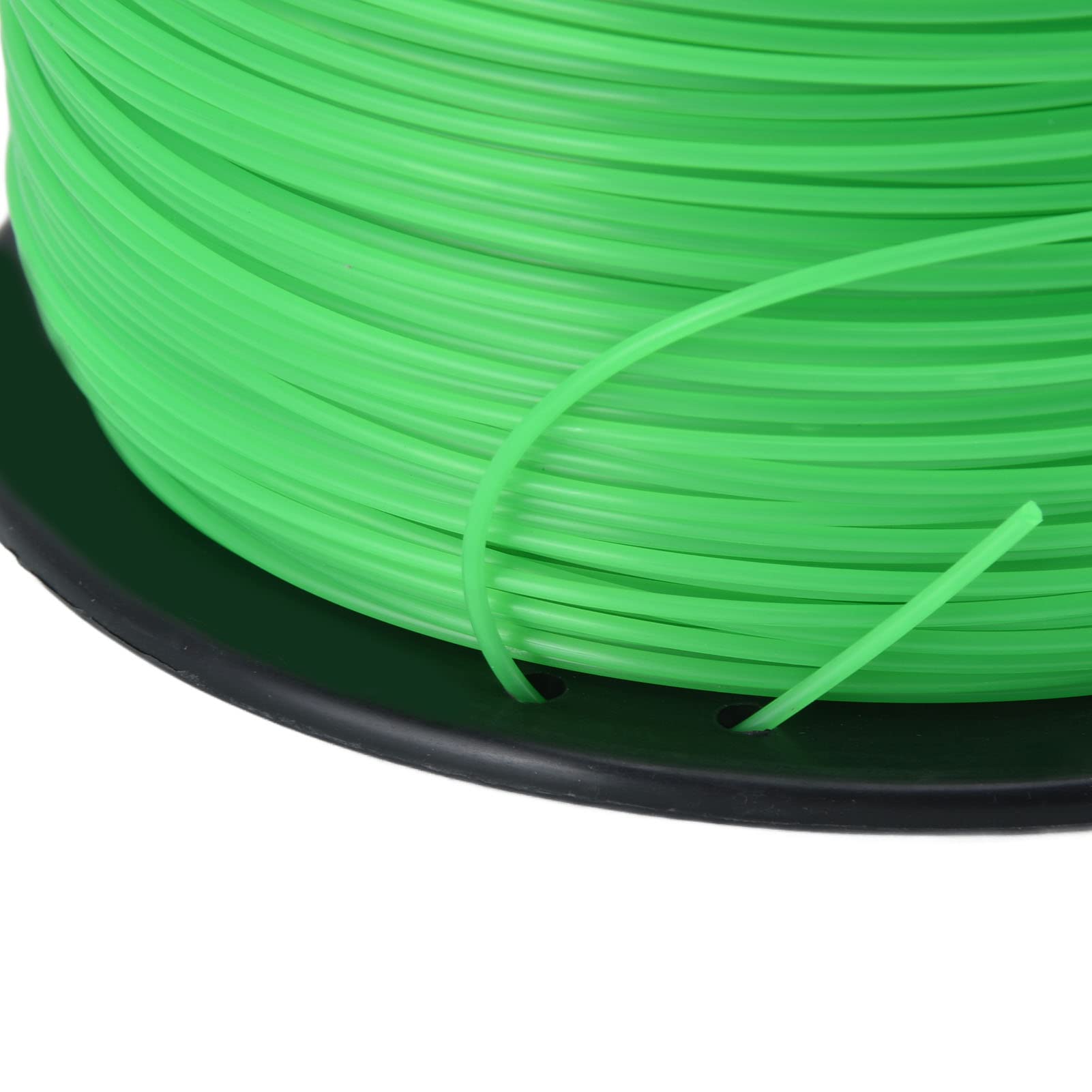 Filo per Decespugliatore a Fili da 2 Mm Filo per Decespugliatore a Filo Quadrato in Bobina Accessori per Tosaerba per Tosaerba (Verde)(372 Meters)