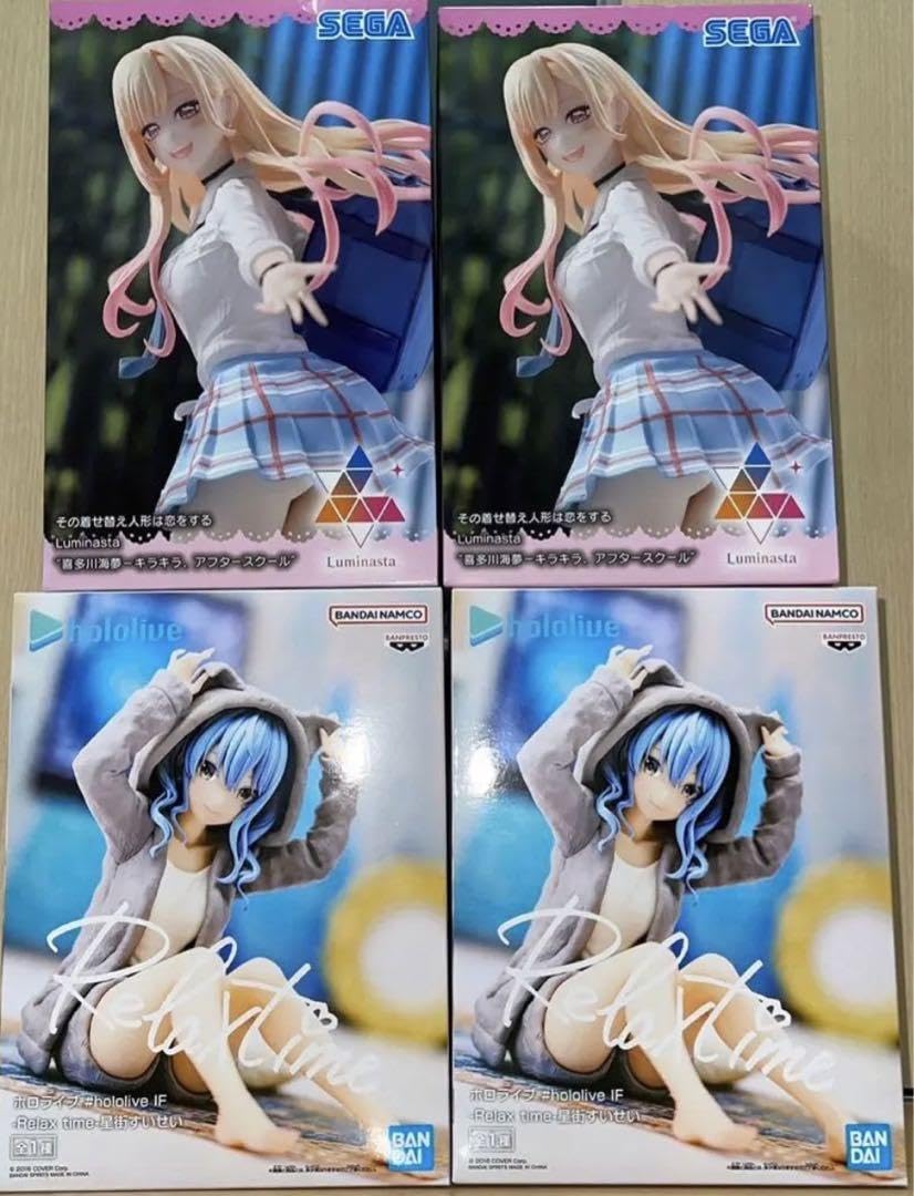 Amazon | ホロ ライブ 星街すいせい 着せ恋 喜多川海夢 フィギュア4体