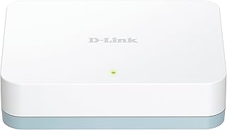 D-Link DGS-1005D 5-Port Gigabit Desktop Switch, Hub, Internet Splitter, Fanless, Plug and Play - UK Model