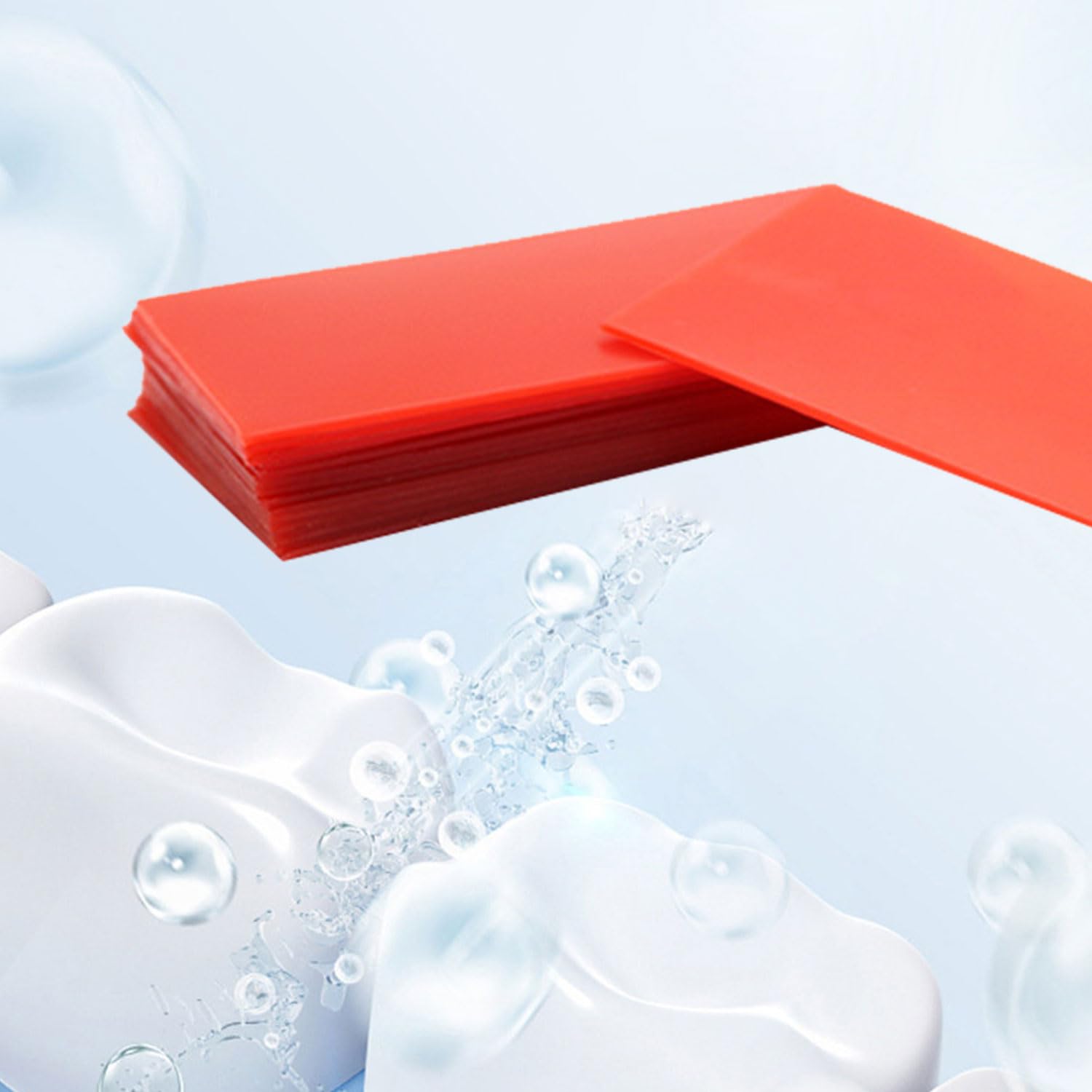 AOVNA 18Pcs Foglio di cera dentale Rosso Base Piastra Ortodontico Materiale ausiliario