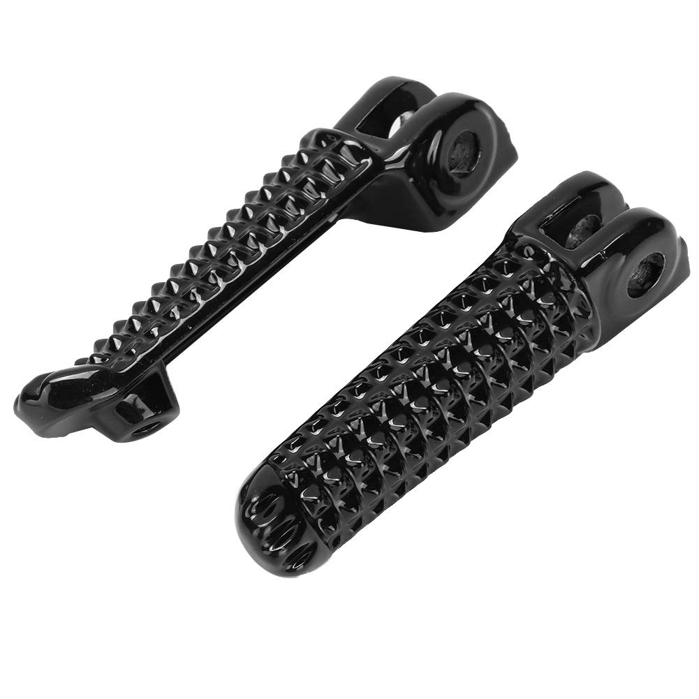 KSTE Alluminio Compatible with Moto Anteriore Pedane Fits Pedale di Ricambio Compatible with YZF R1 R6 R6S