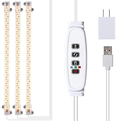 LED Grow Light Strips, Full Spectrum Plant Growing Lights for