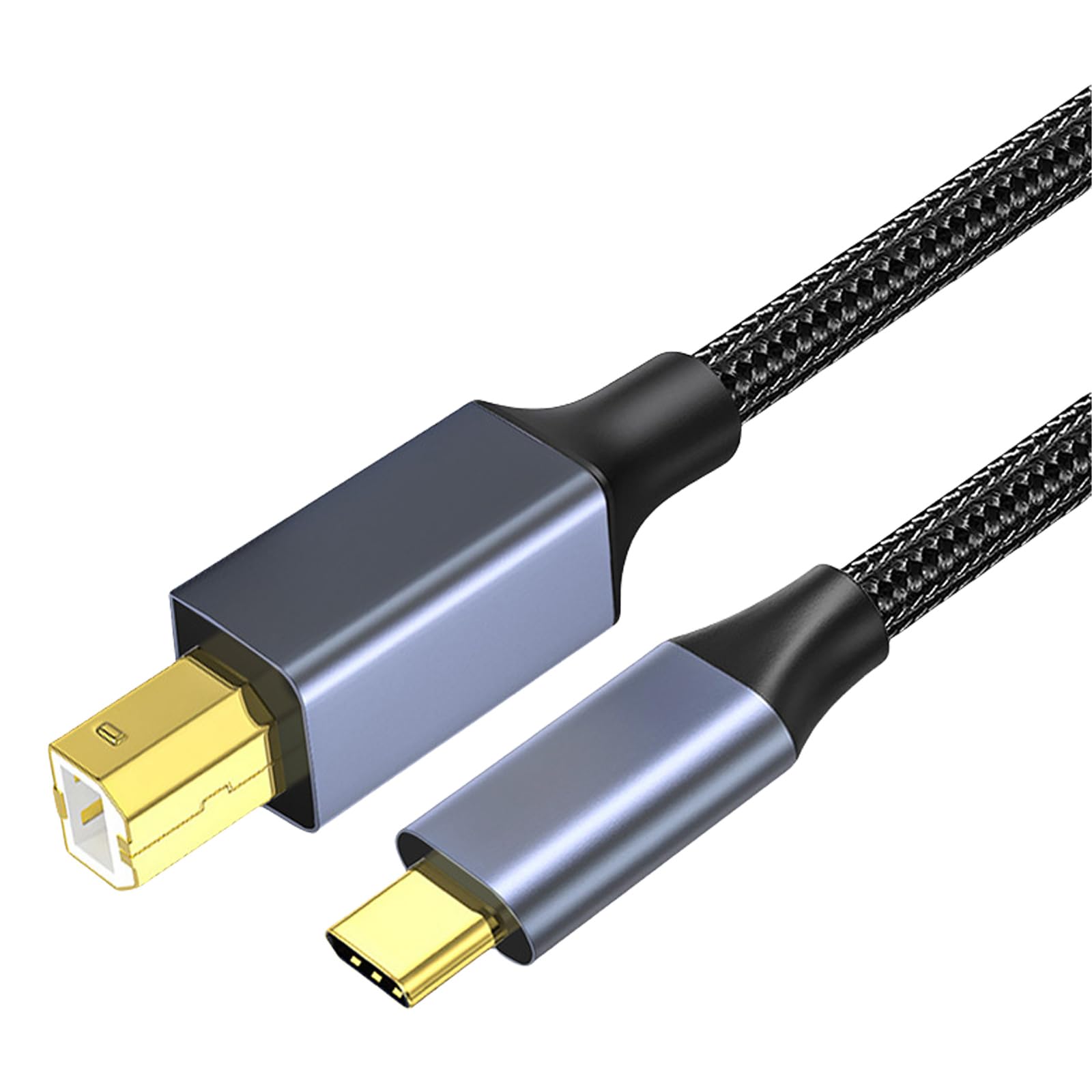 Maxtonser USB C Printer Cable Type C Male to USB B TYPE B Male Cable Scanner Cord Data Transmission Cable for Printers Scanner