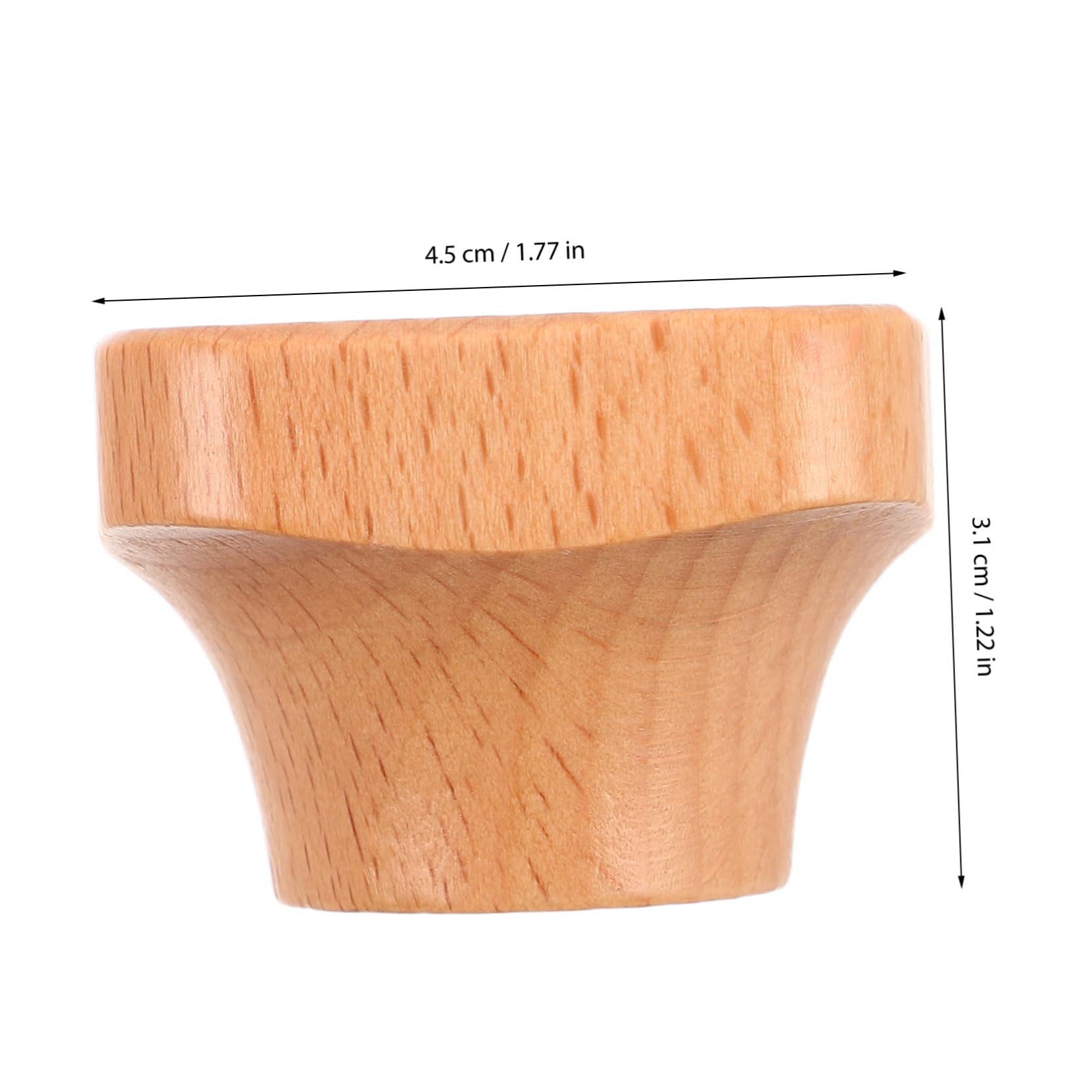 VICASKY Wooden Pot Knob Replacement -scalding Handle for Camping Cookware Lightweight - for Outdoor Cooking Utensils Pots Versatile Use for Hiking Picnics