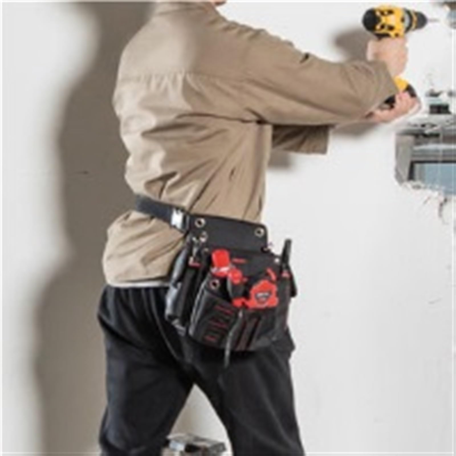 Sac A Outils Pochette à Outils Organisateur, Pochette D'éLectricien Professionnel Ceinture Porte Outil