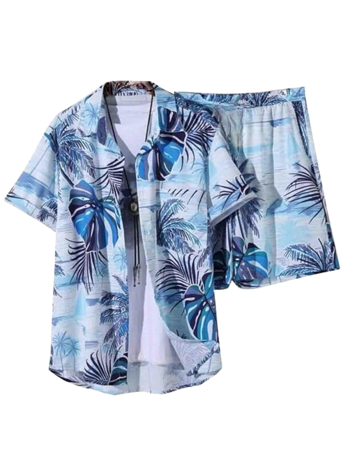 Co-ord Set for Men – T-Shirt & Shorts Nightwear Set | Summer Loungewear, Beachwear & Night Suit for Daily Comfort
