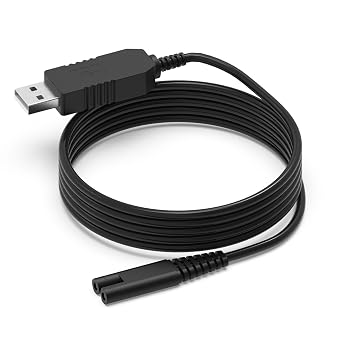 hafiuege Charger Cord Replacement for Waterpik WP360 WP360W WP360C WP440 WP400 WP440C WP450 WP462 WP462W Water Flosser, USB Charging Cable 5FT