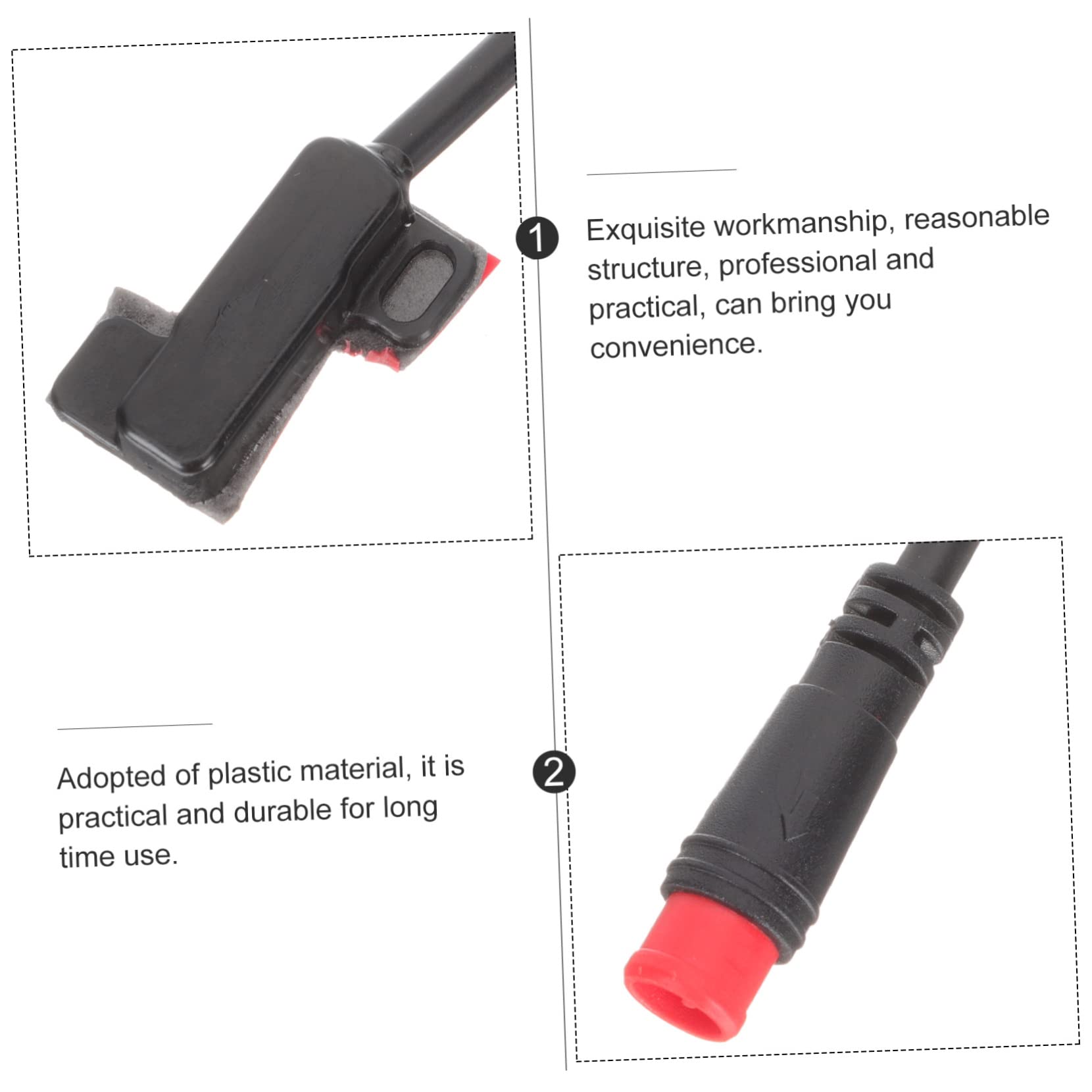 Toyvian Sensor de Freno Kit de Cables de Freno de Bicicleta el plastico