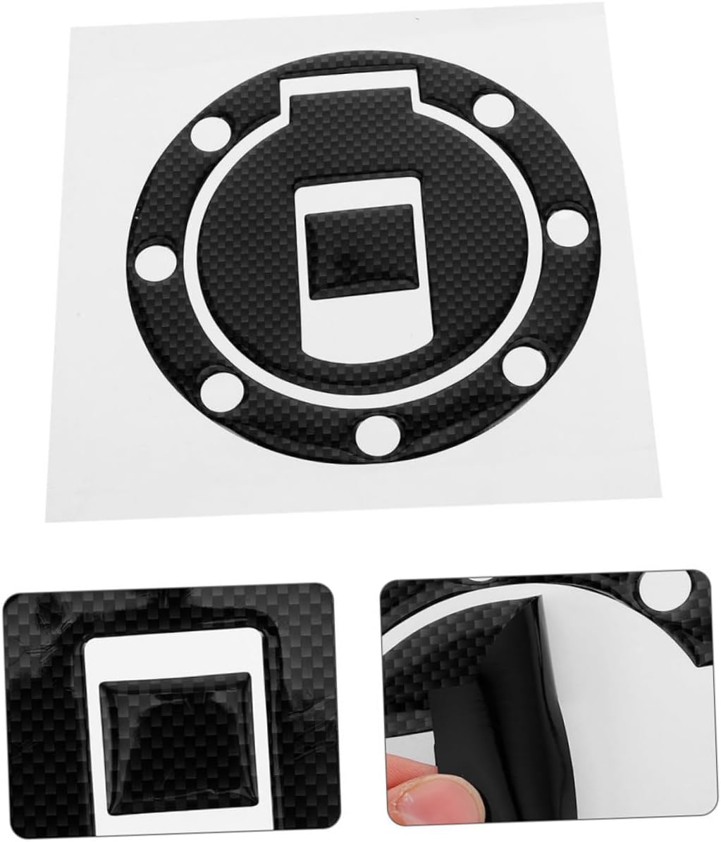 2pcs Motorcycle Fuel Tank Pad Protector Decal Oil Tank Guard Sticker Easy Installation Fit for Yamaha and More