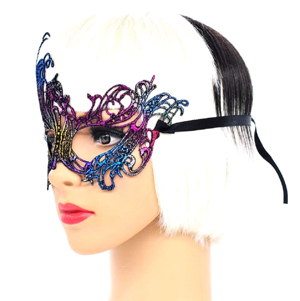 KIRALOVE Venetian Mask - Multicolor - Macrame - Halloween - Carnival - Original Gift Idea - Man - unisexmod.5 - Image 3