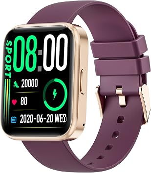 Amazon.com: Reloj inteligente para Android iOS, con esfera de recepción de  llamadas/con Bluetooth, con frecuencia cardíaca 24/7, monitor de sueño, 7  deportes, podómetro, reloj inteligente impermeable de 5 ATM, para hombres y