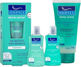 Kit SkinCare Antiespinhas Secante Derme Control - 04un Nupill