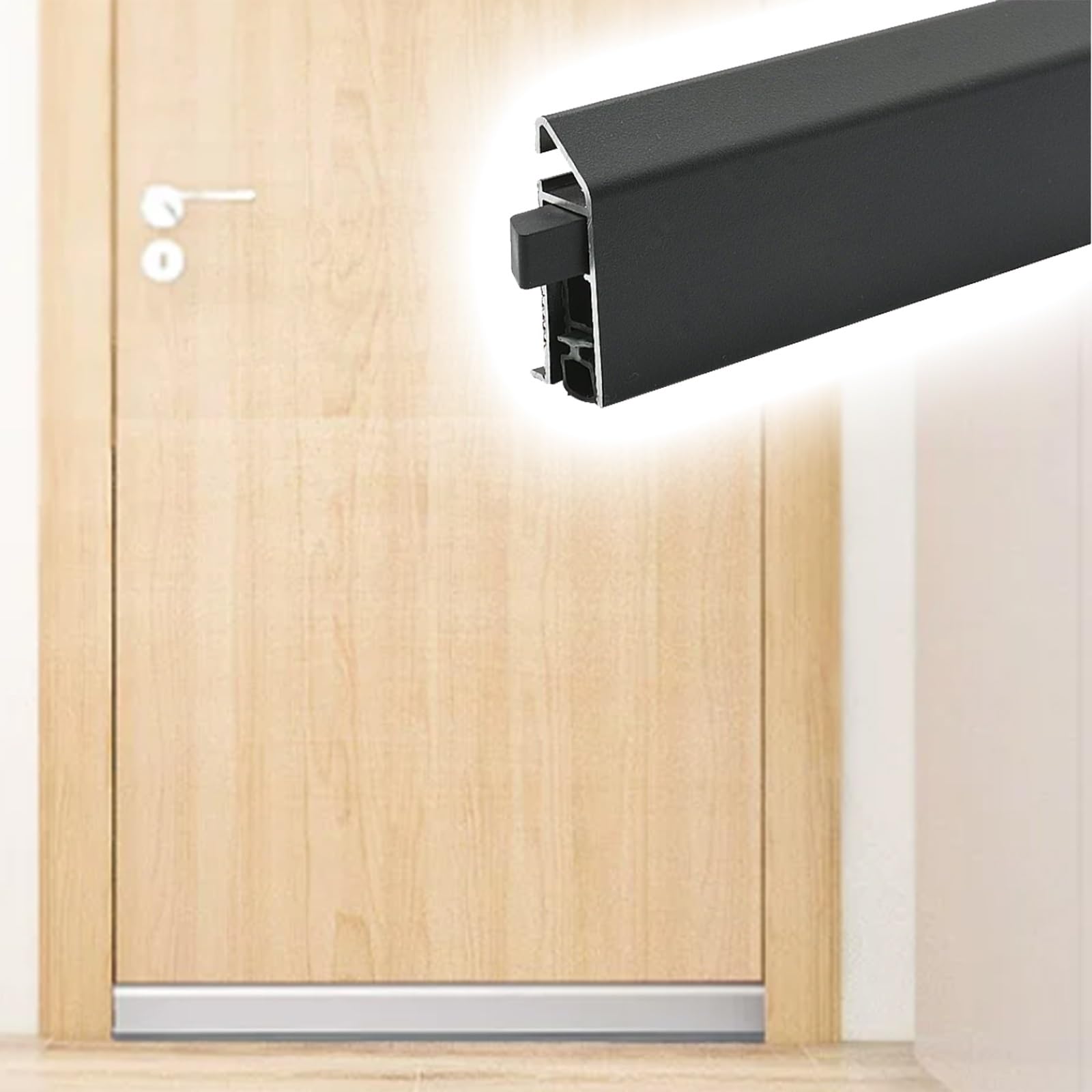 Puerta Automática Con Sello Inferior, Puertas Desplegables