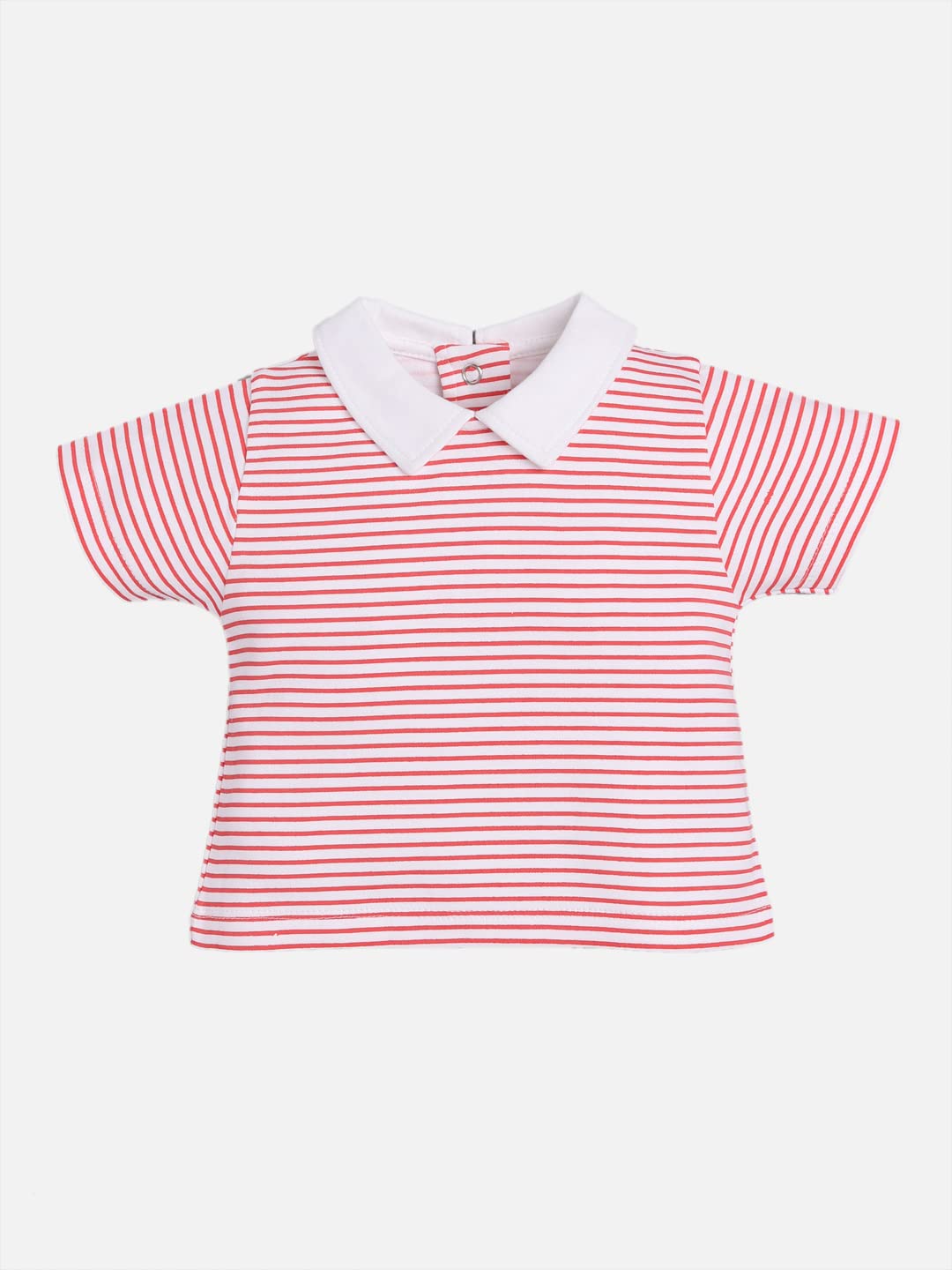 BABY GO 100% Pure Cotton Dungaree in Red for Baby Boys (12-18 Months) 2