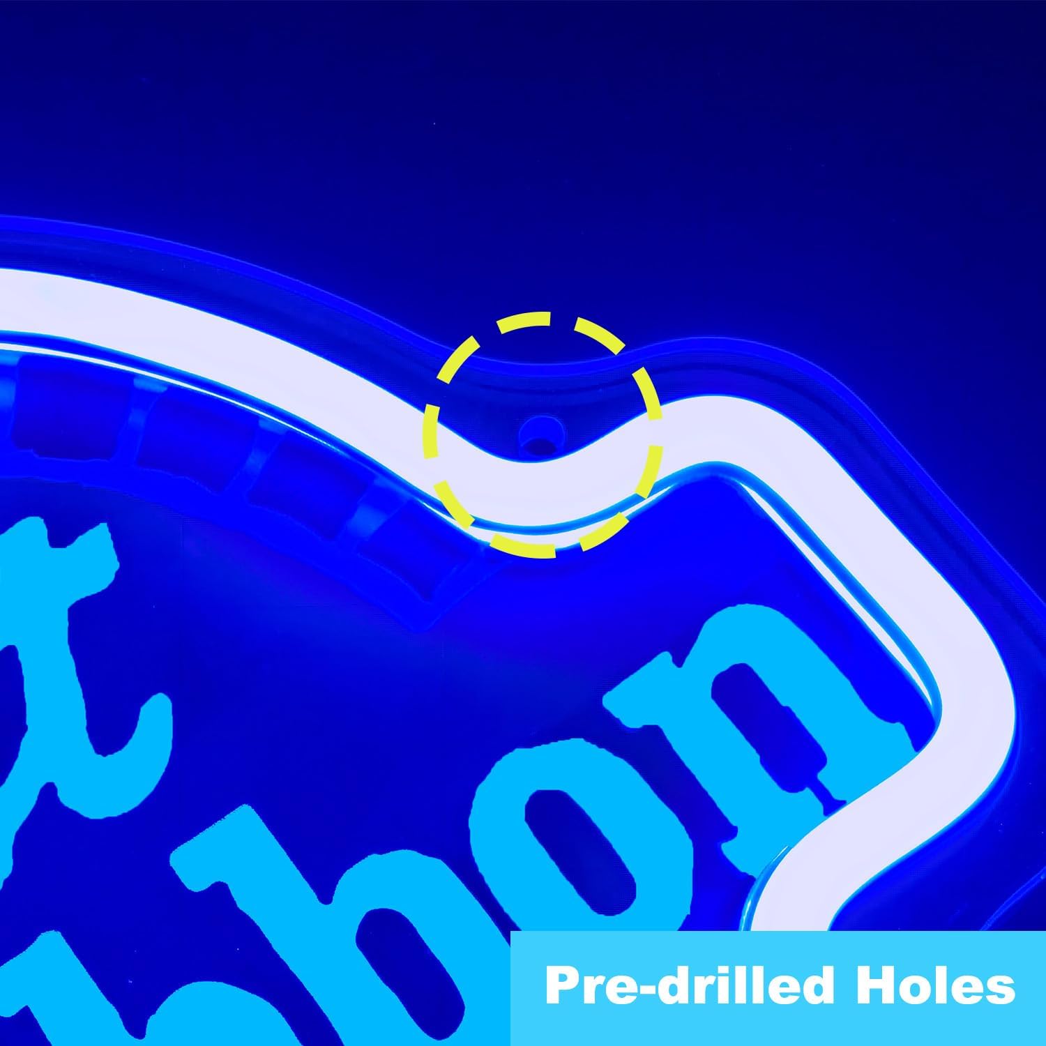 Blue Beer Neon Sign,Dimmable PBR Neon Light Sign,Led Neon Signs for Man Cave,USB Powered Neon Wall Sign for Bar Party Club Pub Bistro Decor,7.9x9.8 inches.