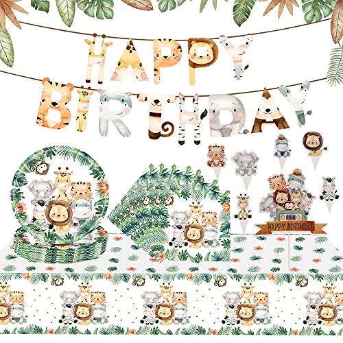 Ovanda Party Animals Ballons - 3 Elefanten Folienballons Dschungel Deko