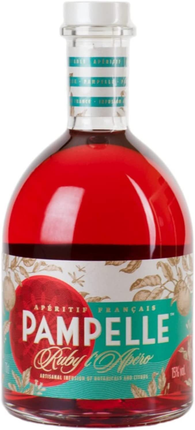 Pampelle Ruby l'Apero Aperitif Bitterlikör Frankreich I Visando Paket (1 x 0,7l)