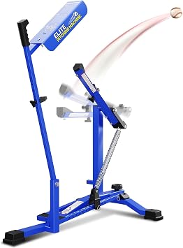20-50 MPH Manual Baseball Pitching Machine