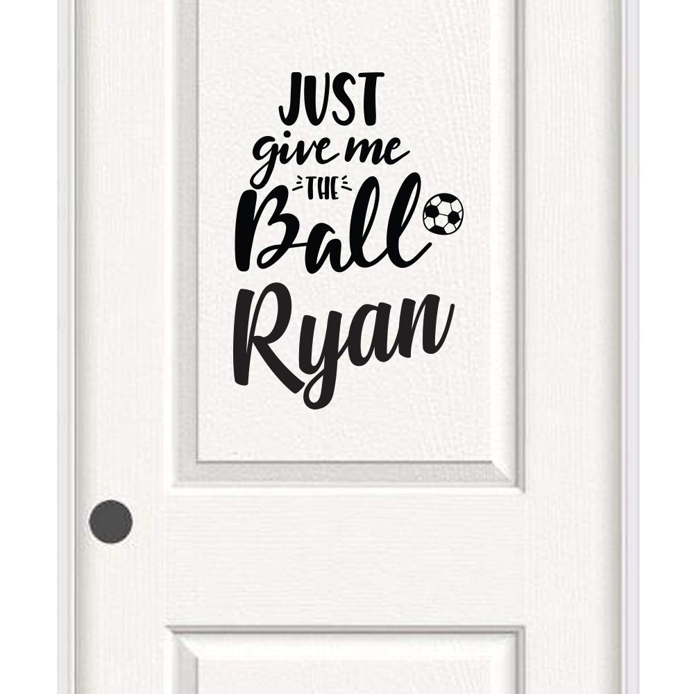 Twinkle Hands Give Me The Ball - Personalized Wall Sticker
