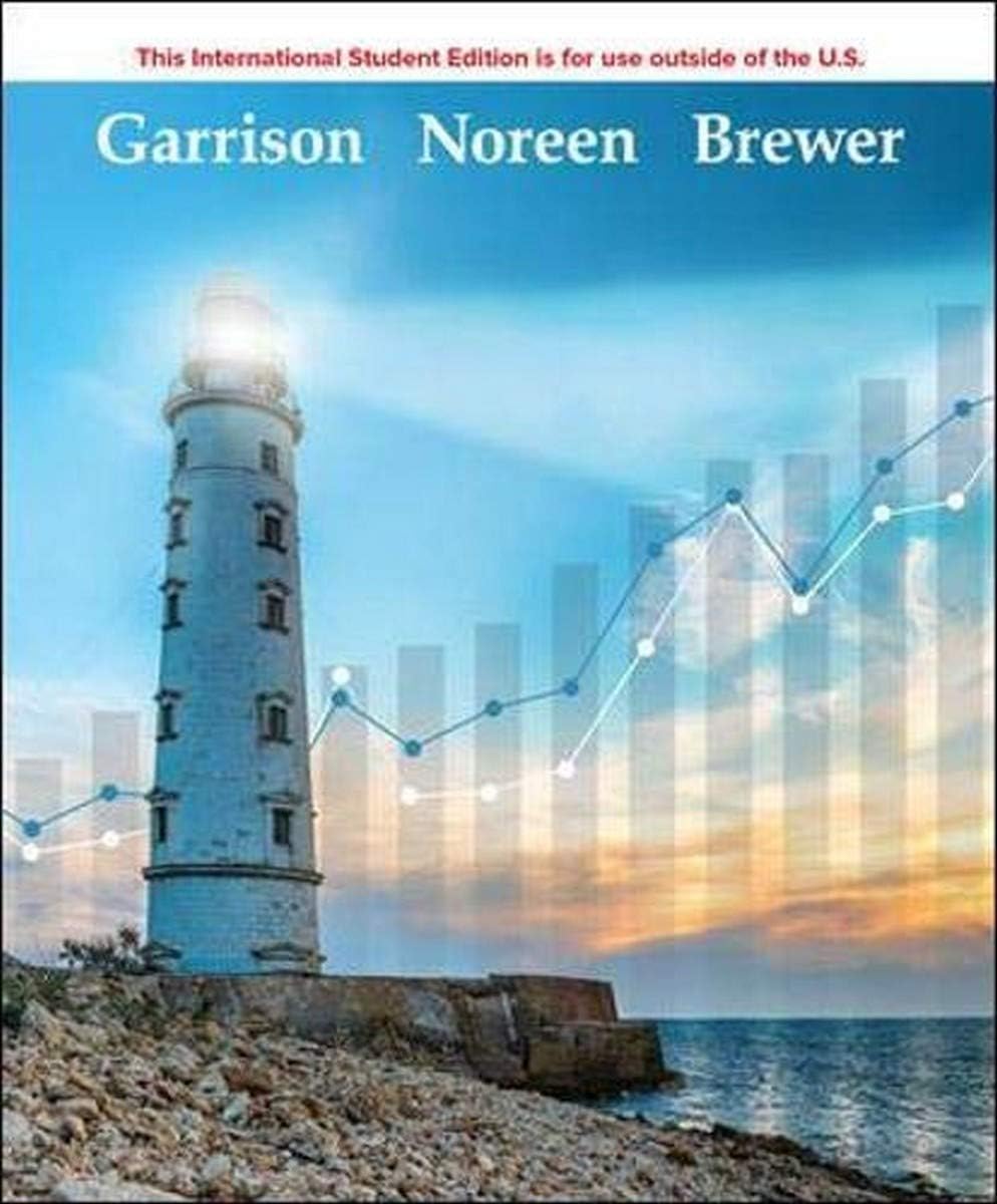 ISE Managerial Accounting (ISE HED IRWIN ACCOUNTING)