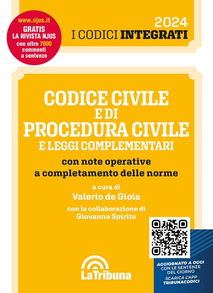 Codice Civile E Di Procedura Civile E Leggi Complementari Con Note Operative A Completamento Delle Norme - 4