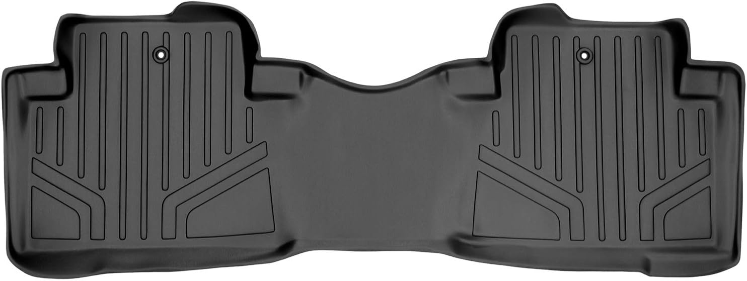 SMARTLINER Custom Fit Floor Mats 2nd Row Liner for 2009-2015 Honda Pilot