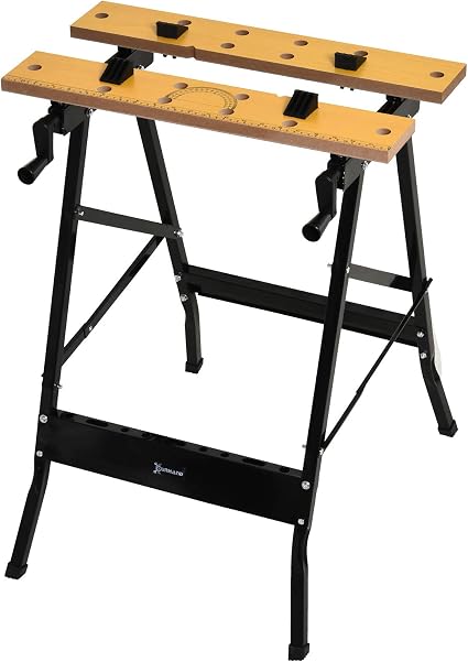 DURHAND 4-in-1 Work Bench, Saw Horse 