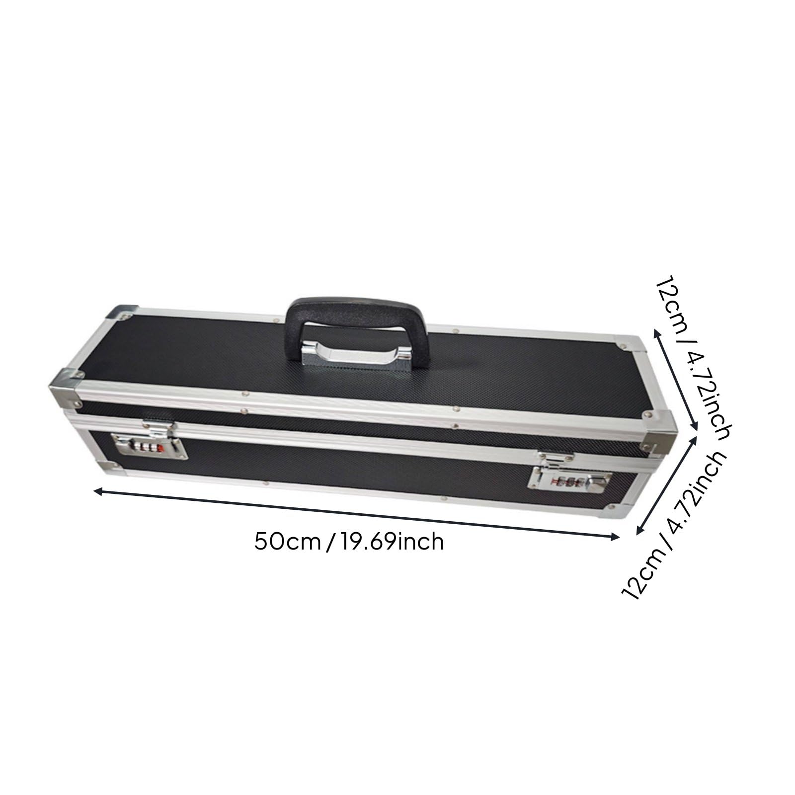 Gralara Valigetta Attrezzi Portatile Cassetta Strumenti Bauletto Organizer con Serratura a in Lega di Alluminio con Struttura Rinforzata E Interno Imbottito Adatta per Officina Cantiere Riparazioni
