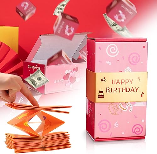 Miniatura 2 de Drkicsy Caja de regalo sorpresa  Creando el regalo más sorprendente, cajas plegables de rebote sorpresa explosiva caja vacía DIY broma caja vacía