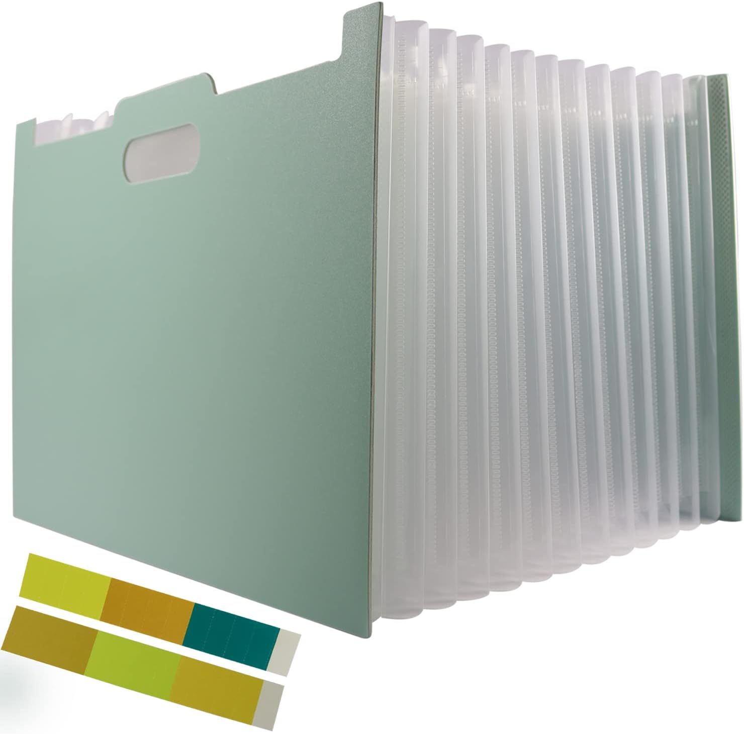 IMPOFFI 13 Pockets Expanding File Folder A4 Letter Size