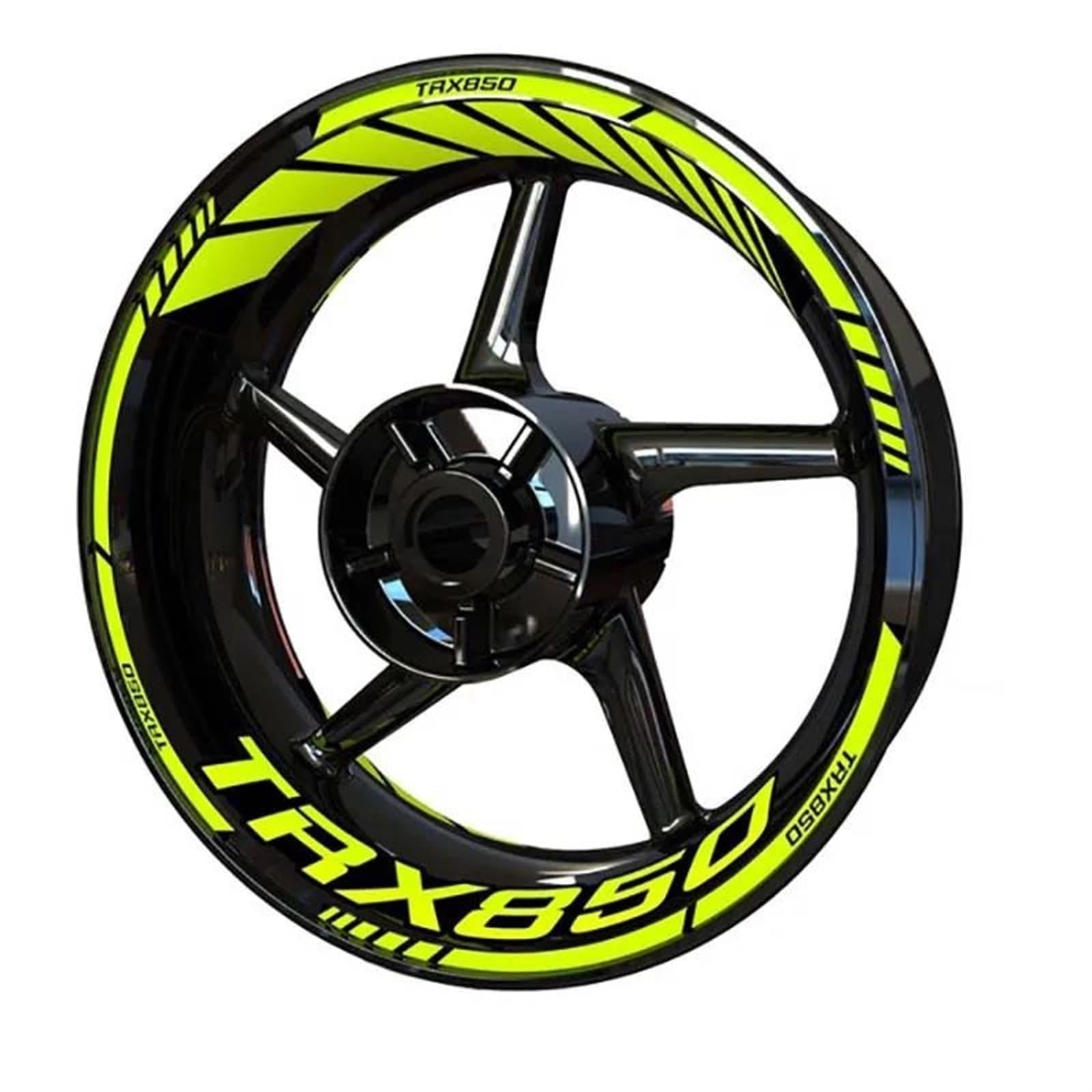 Motorcycle Wheel Sticker Racing Rim Stripe Decal Decoration for Yamaha TRX 850 Trx-850