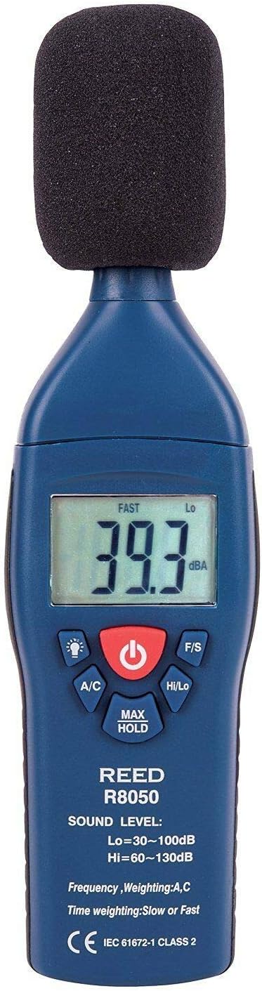 REED Instruments R8050 Dual Range Sound Level Meter