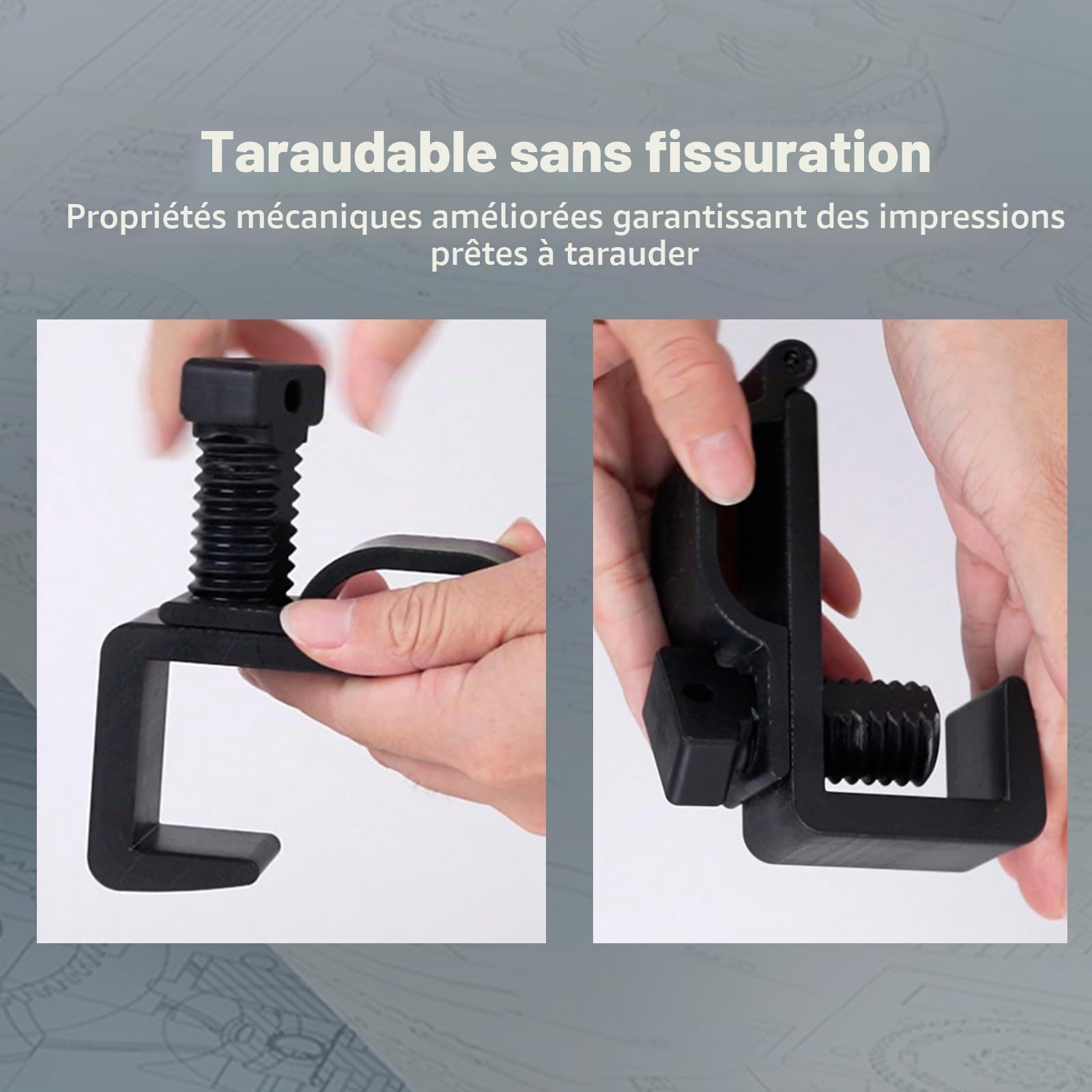 Siraya Tech Blu lava Black: résine d'impression 3D ultra - dure pour PC | résine d'impression haute résistance, haute résolution