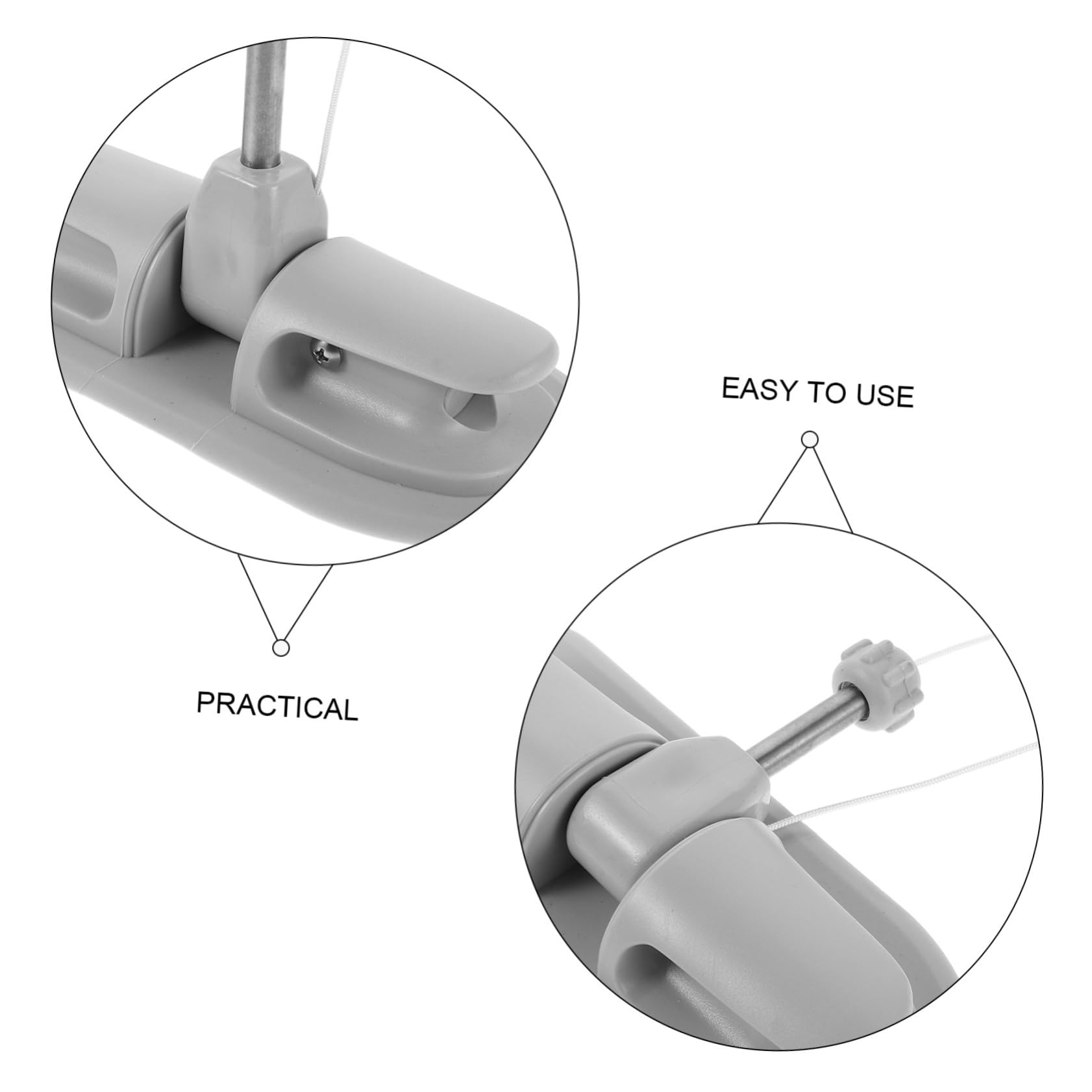 ifundom Bootspaddelclip 2 Stück Aluminiumlegierung mit 10mm Bohrung | Oars und Schlauchboote, Vorgebohrte Ausführung, Pvc Anteil, Flexible Lenkung bei Wasseraktivitäten