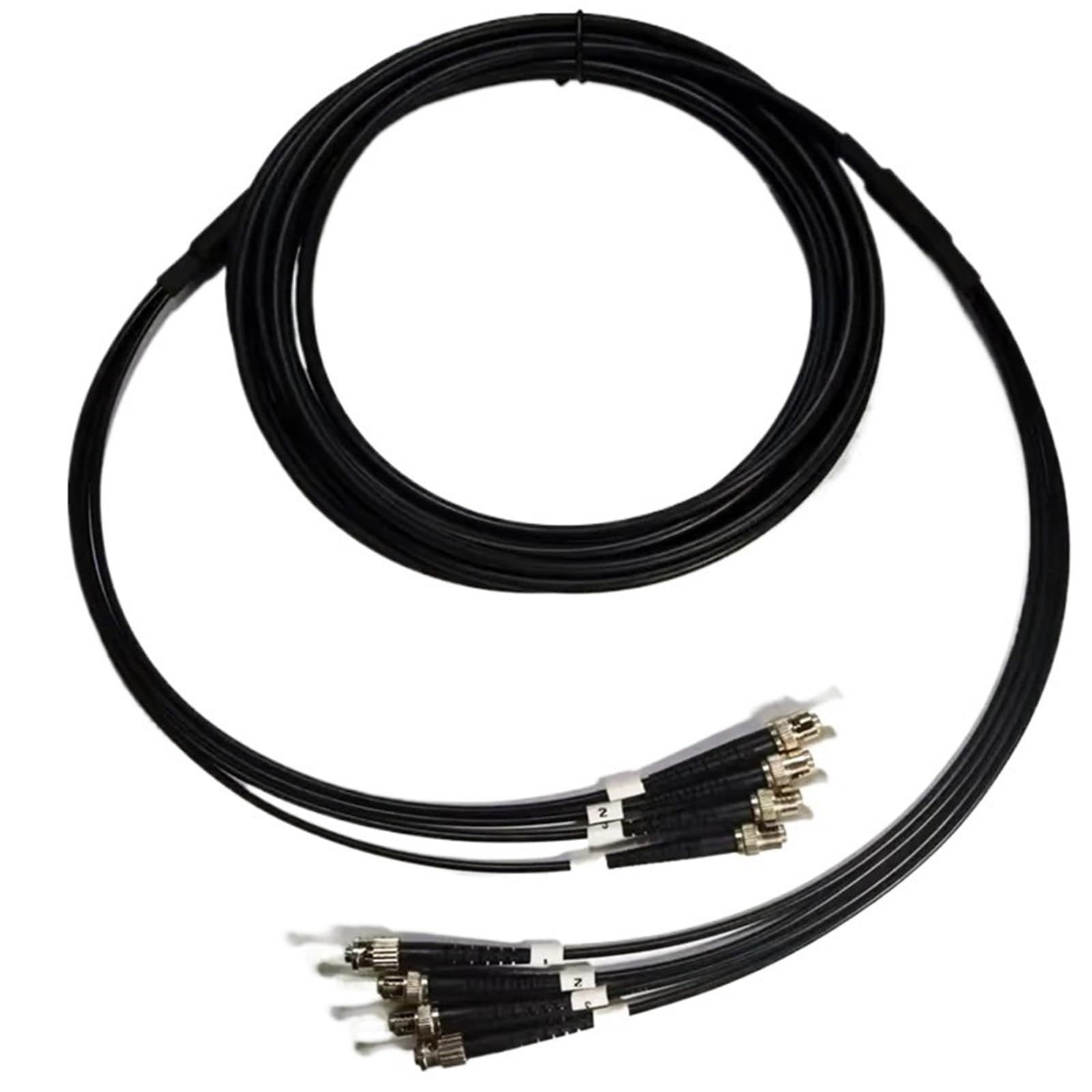 Câble de raccordement fibre optique 4-Core OM3 TPU blindé 150 m, 200 m, 250 m, 300 m, 4C SC LC FC ST, A, multimode, 4 fibres, pont fibre optique extérieur (300m SC-SC)
