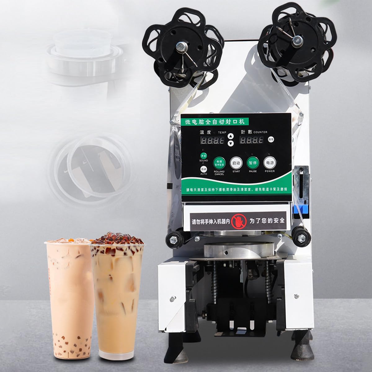 AYCDL Sealer Commercial Automatic Cup Sealing Machine Tea Milk/Coffee Packing for Sealing Paper Cups Tea Equipment